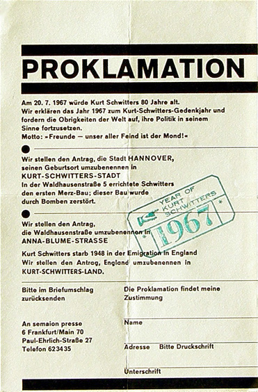 «Proklamation 1967»